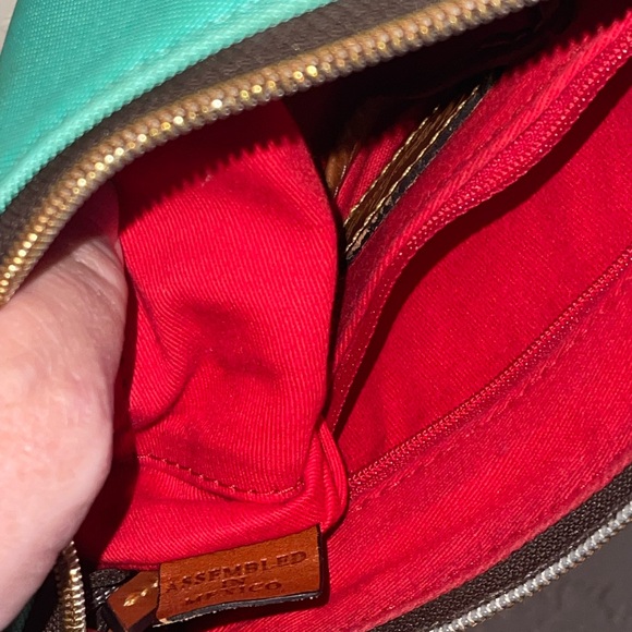 Dooney & Bourke Turquoise crossbody Pouch - Picture 5 of 12